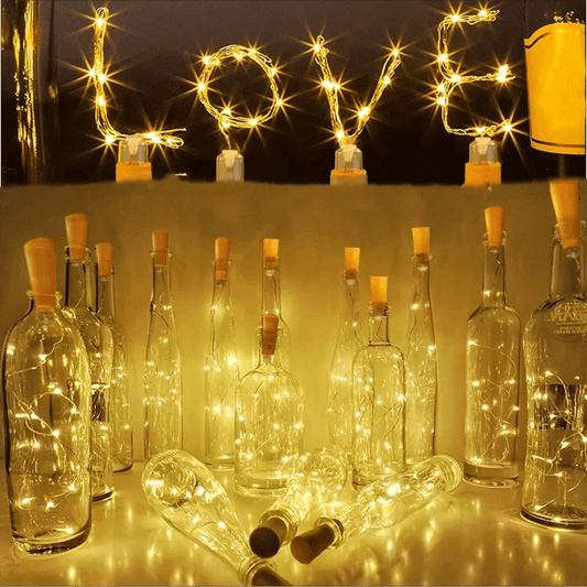 HideSmith™  Premium Cork String Light x3